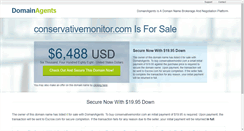 Desktop Screenshot of conservativemonitor.com